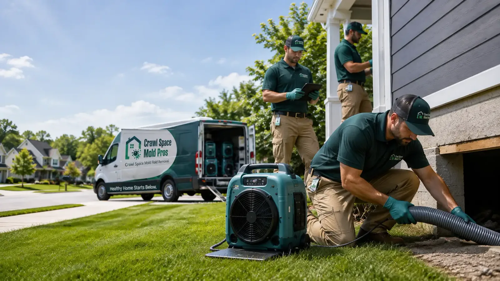 Crawl Space Mold Removal in Donnelly, MN